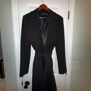Ralph Lauren Black Trench Coat